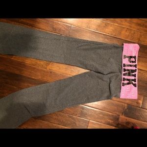 Pink sweatpants